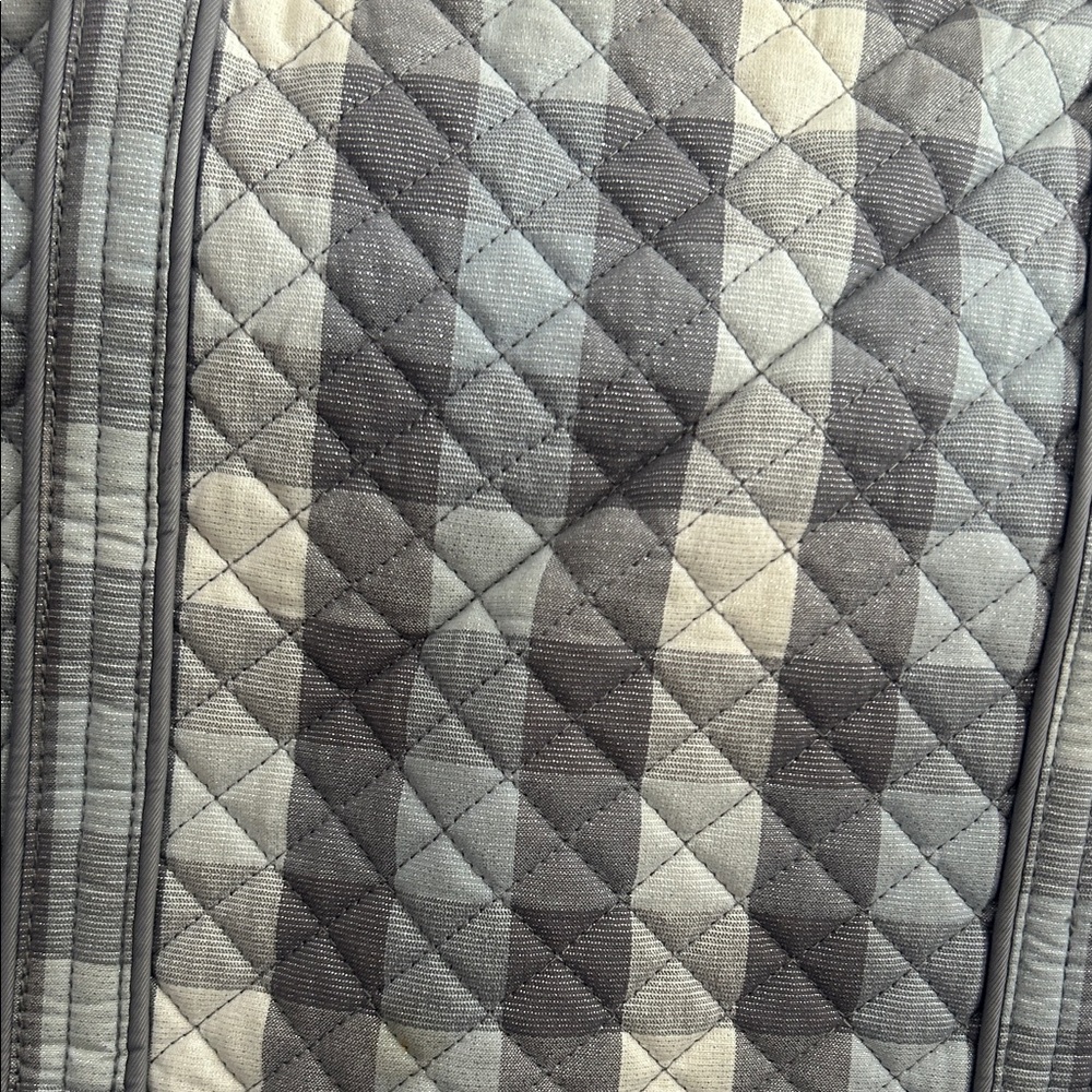 Vera Bradley Gray Quilted Tote Bag - Picture 9 of 9
